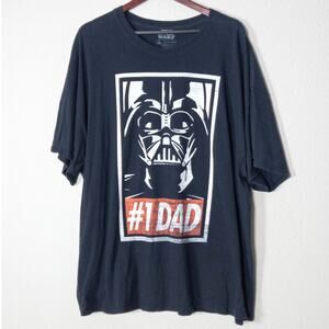 Star Wars Darth Vader #1 Dad Graphic T Shirt Navy Size 3XL Big & Tall